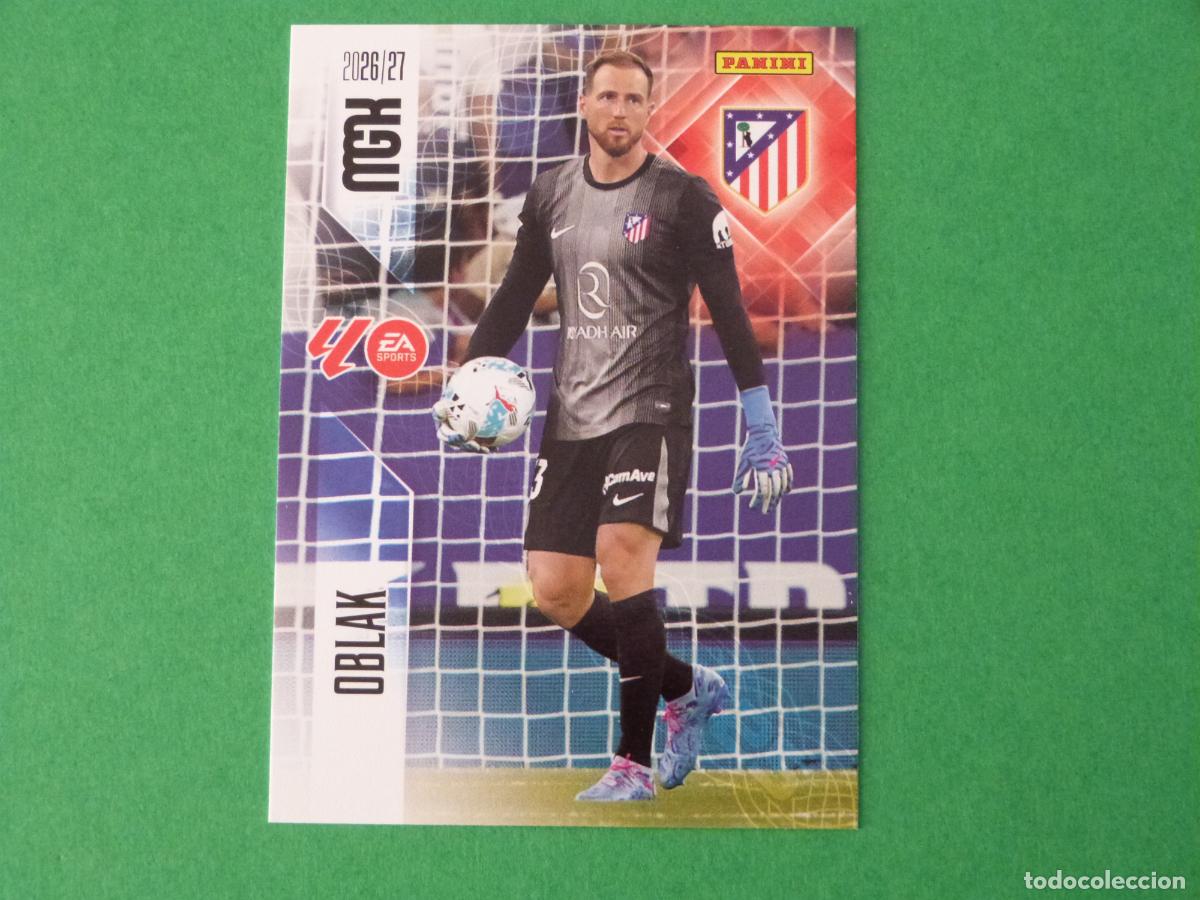 Cromos de f&uacute;tbol: TRADING CARD FUTBOL OBLAK ATLETICO DE MADRID N&ordm; 56 LIGA MEGACRACKS 2026-2027/26-27 PANINI