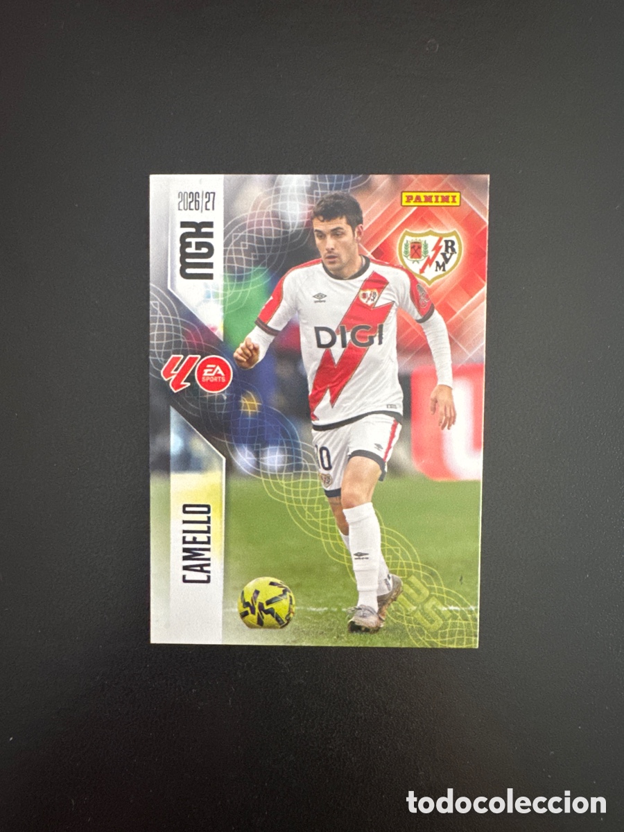 Cromos de f&uacute;tbol: CAMELLO RAYO VALLECANO NUMERO 305 MEGACRACKS 2025 2026