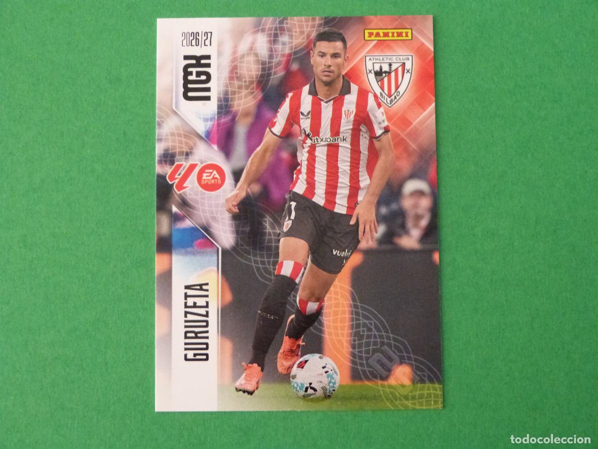 Cromos de f&uacute;tbol: TRADING CARD FUTBOL GURUZETA ATH. BILBAO N&ordm; 53 LIGA MEGACRACKS 2026-2027/26-27 PANINI