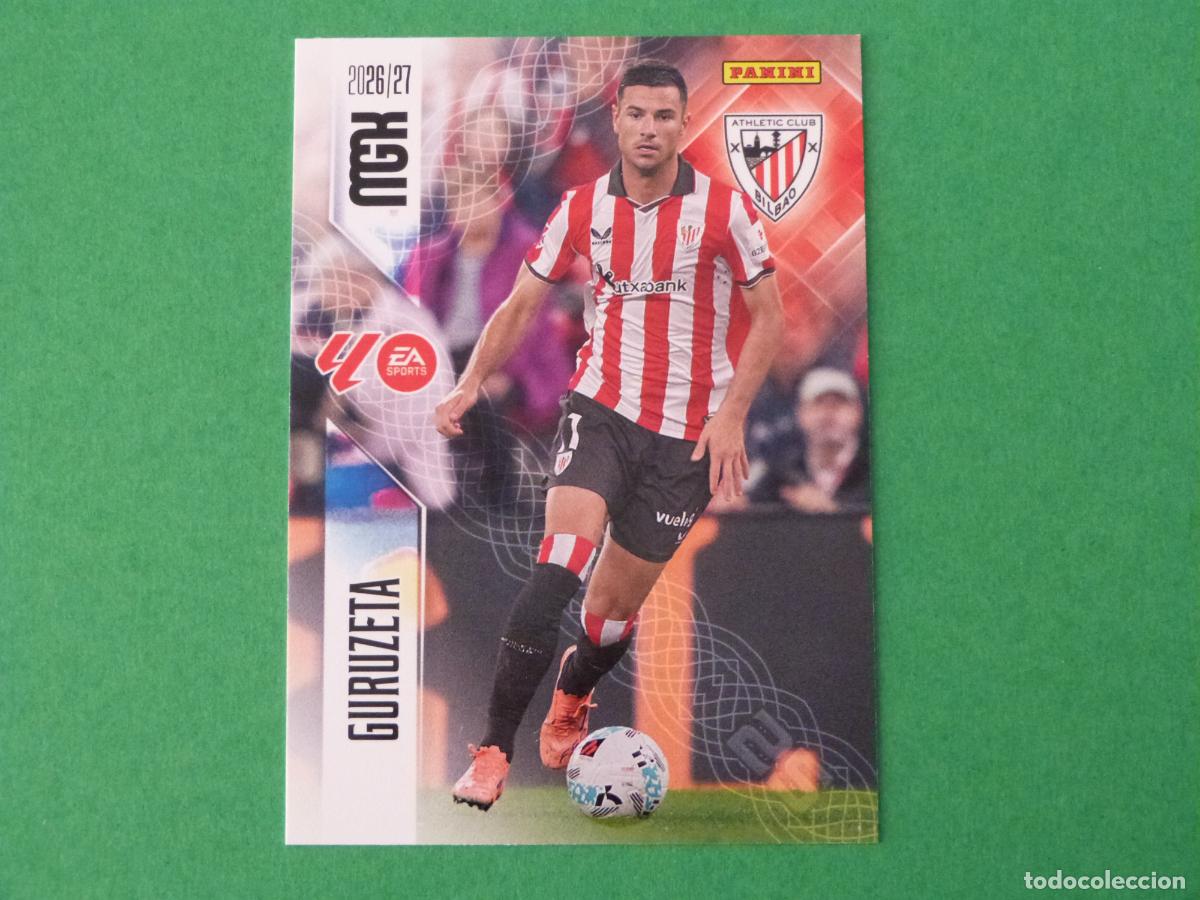 Cromos de f&uacute;tbol: TRADING CARD FUTBOL GURUZETA ATH. BILBAO N&ordm; 53 LIGA MEGACRACKS 2026-2027/26-27 PANINI