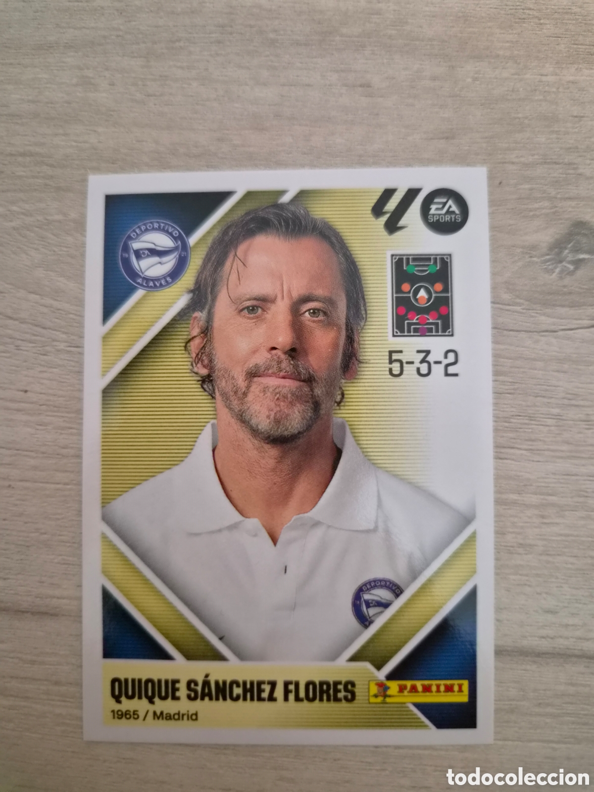 Cromos de f&uacute;tbol: N&deg;2 Alaves Quique Sanchez Flores Liga Este 26/27