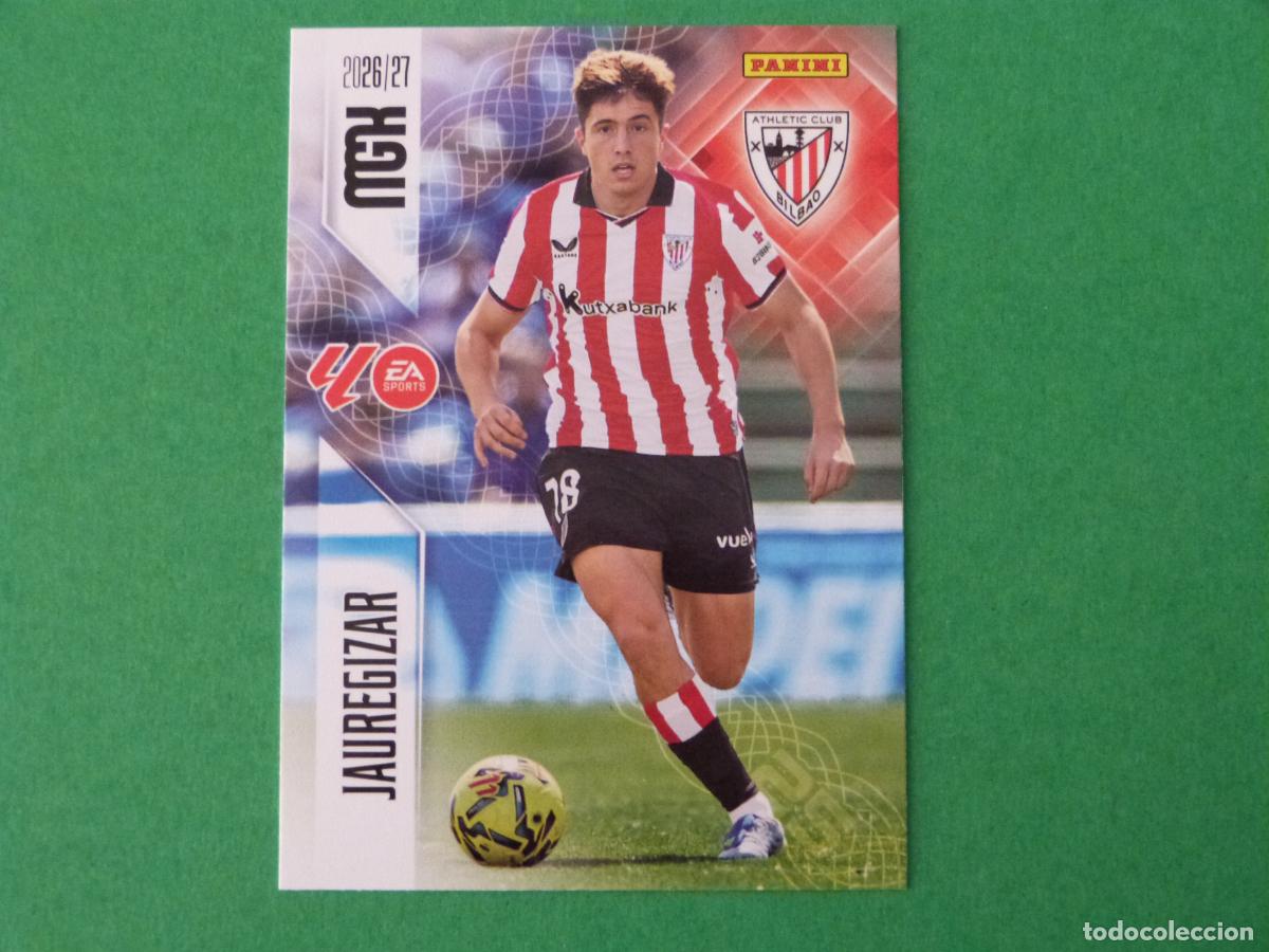 Cromos de f&uacute;tbol: TRADING CARD FUTBOL JAUREGIZAR ATH. BILBAO N&ordm; 46 LIGA MEGACRACKS 2026-2027/26-27 PANINI