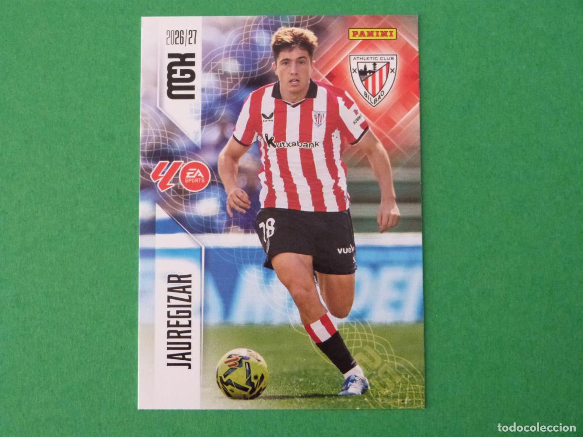 Cromos de f&uacute;tbol: TRADING CARD FUTBOL JAUREGIZAR ATH. BILBAO N&ordm; 46 LIGA MEGACRACKS 2026-2027/26-27 PANINI