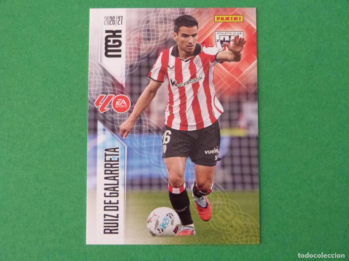Cromos de f&uacute;tbol: TRADING CARD FUTBOL RUIZ DE GALARRETA ATH. BILBAO N&ordm; 45 LIGA MEGACRACKS 2026-2027/26-27 PANINI