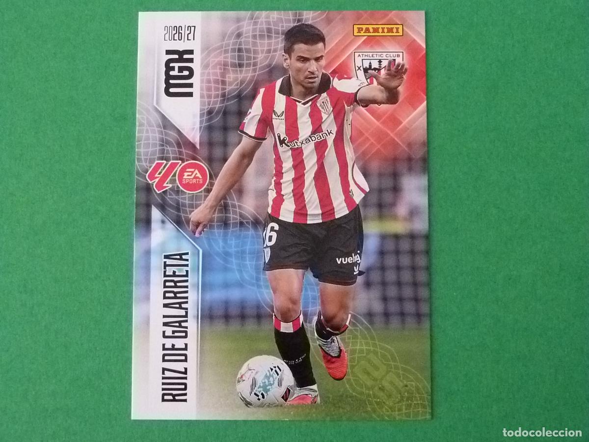 Cromos de f&uacute;tbol: TRADING CARD FUTBOL RUIZ DE GALARRETA ATH. BILBAO N&ordm; 45 LIGA MEGACRACKS 2026-2027/26-27 PANINI