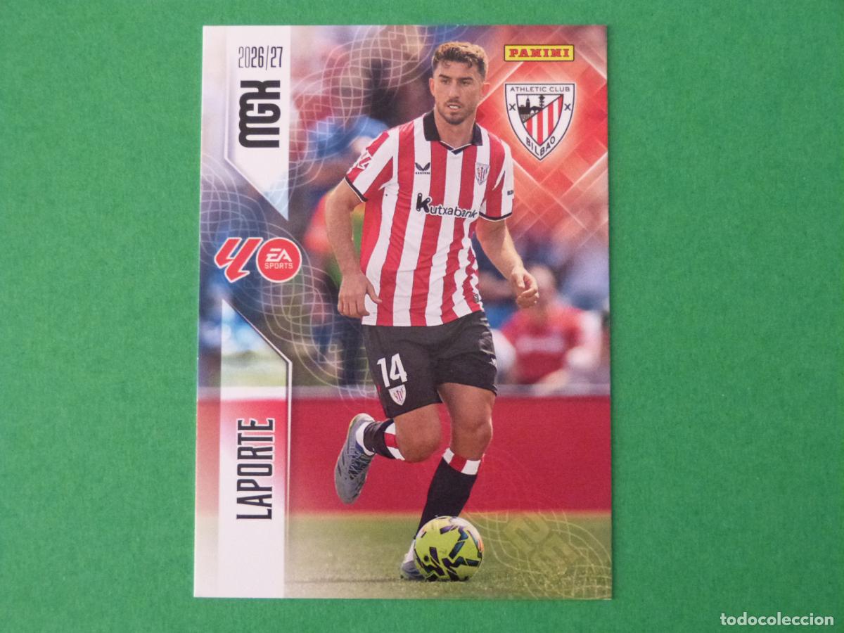 Cromos de f&uacute;tbol: TRADING CARD FUTBOL LAPORTE ATH. BILBAO N&ordm; 43 LIGA MEGACRACKS 2026-2027/26-27 PANINI