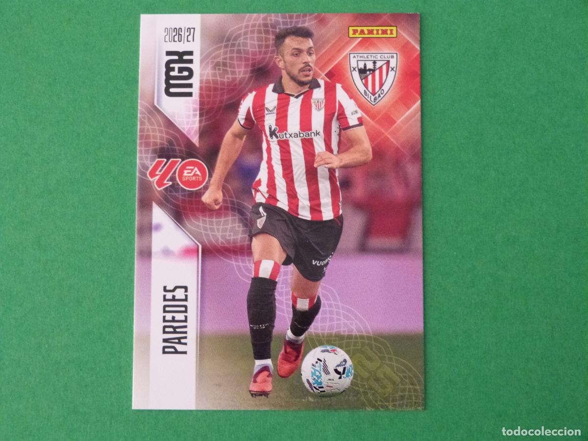 Cromos de f&uacute;tbol: TRADING CARD FUTBOL PAREDES ATH. BILBAO N&ordm; 42 LIGA MEGACRACKS 2026-2027/26-27 PANINI