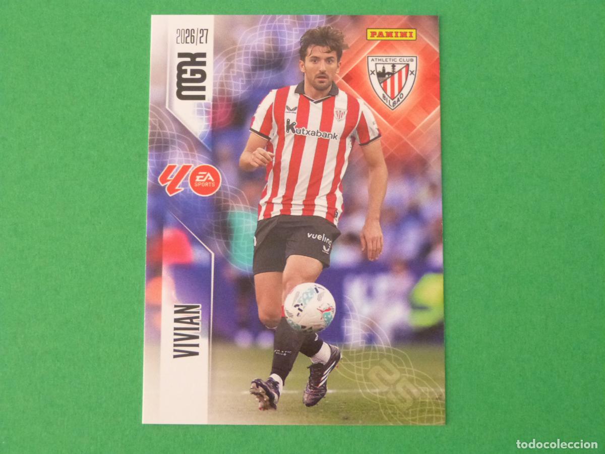 Cromos de f&uacute;tbol: TRADING CARD FUTBOL VIVIAN ATH. BILBAO N&ordm; 41 LIGA MEGACRACKS 2026-2027/26-27 PANINI
