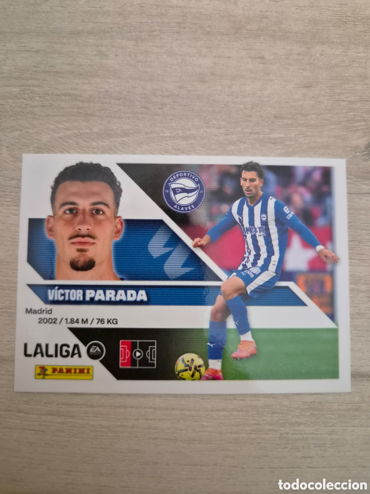 Cromos de f&uacute;tbol: N&deg;8 Alaves Parada Liga Este 26/27