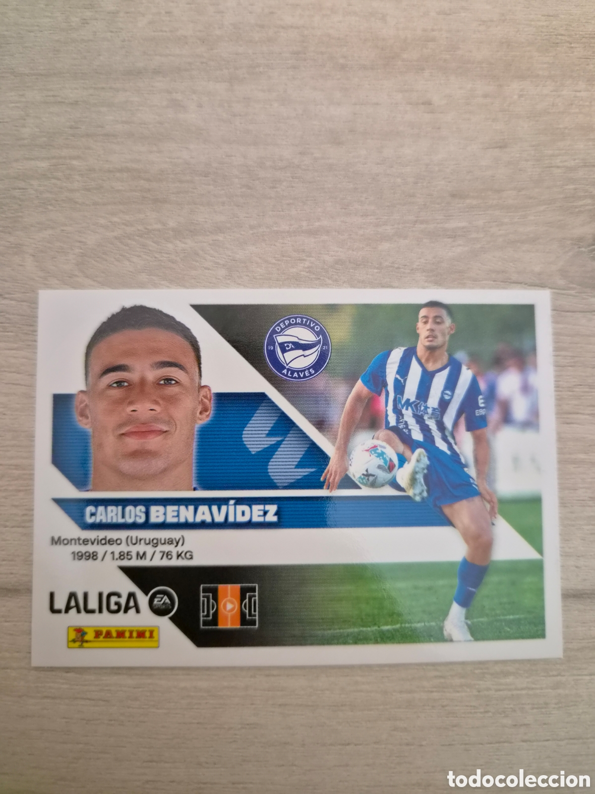 Cromos de f&uacute;tbol: N&deg;11 Alaves Benavidez Liga Este 26/27