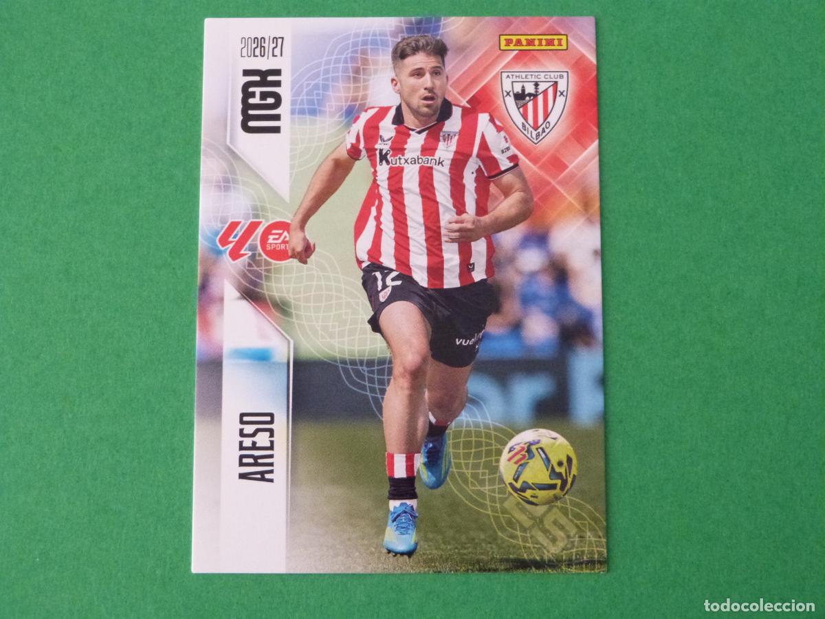 Cromos de f&uacute;tbol: TRADING CARD FUTBOL ARESO ATH. BILBAO N&ordm; 40 LIGA MEGACRACKS 2026-2027/26-27 PANINI