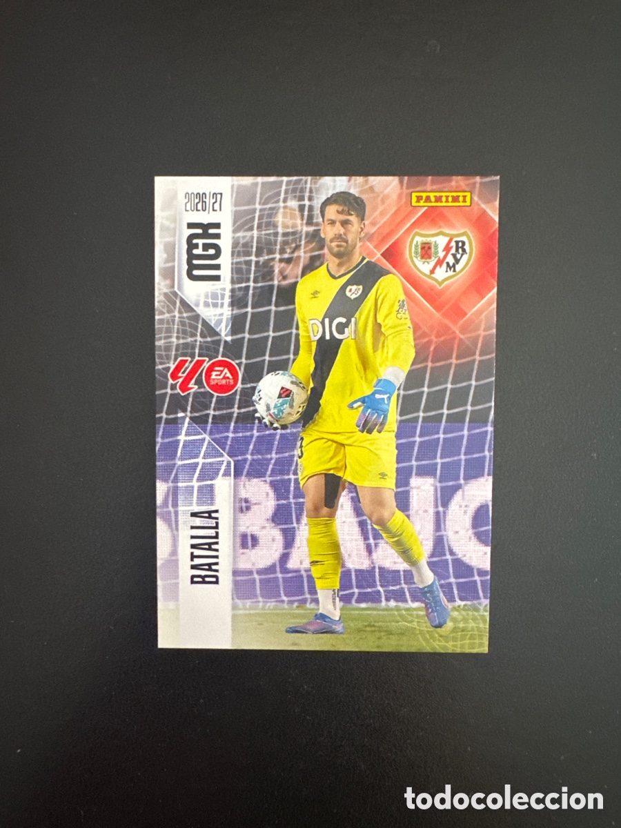 Football Stickers: BATALLA RAYO VALLECANO NUMERO 290 MEGACRACKS 2026 2027