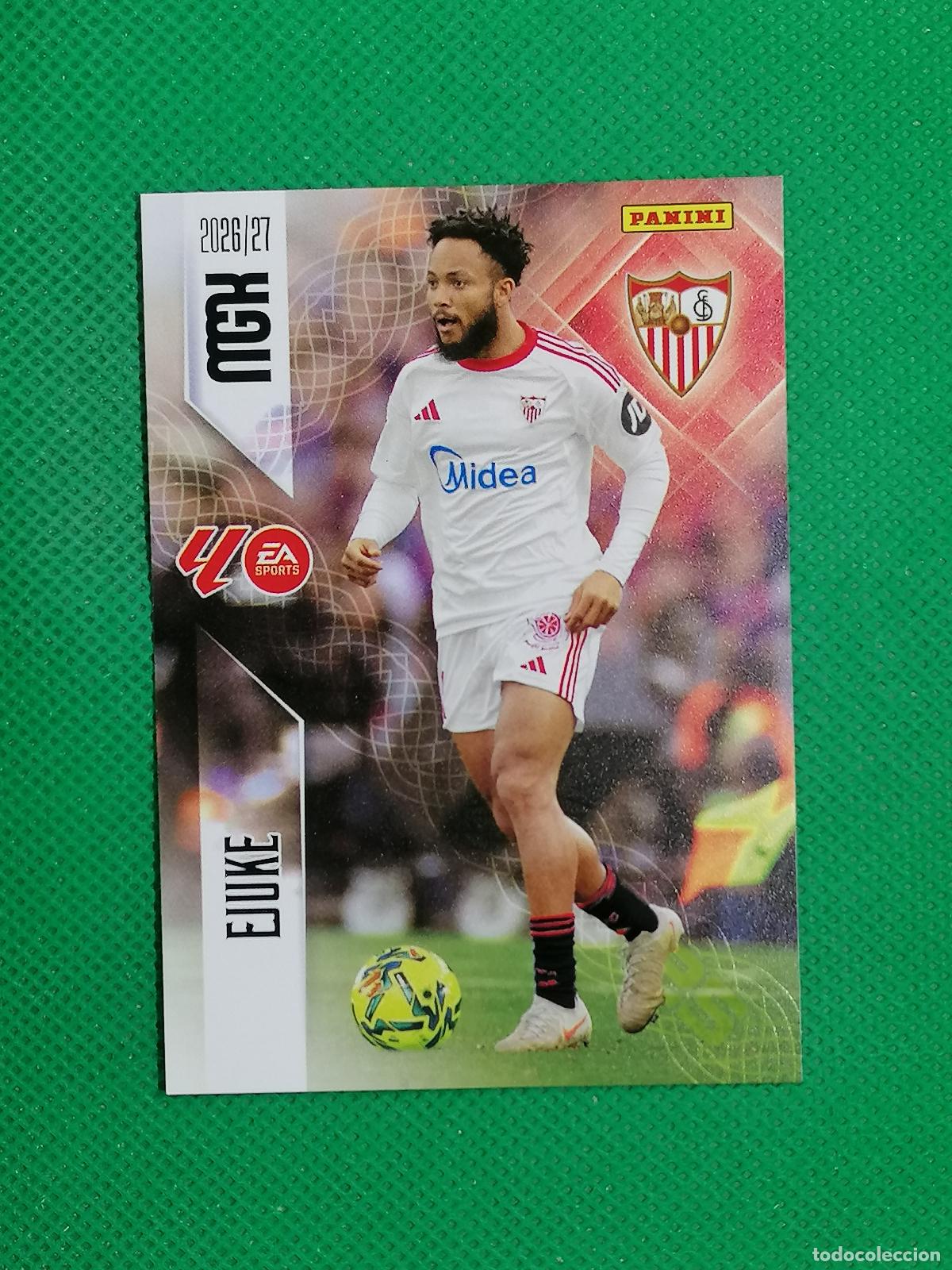 Football Stickers: 340 EJUKE SEVILLA ⚽ MEGACRACKS LIGA 2026 2027 26 27 ⚽