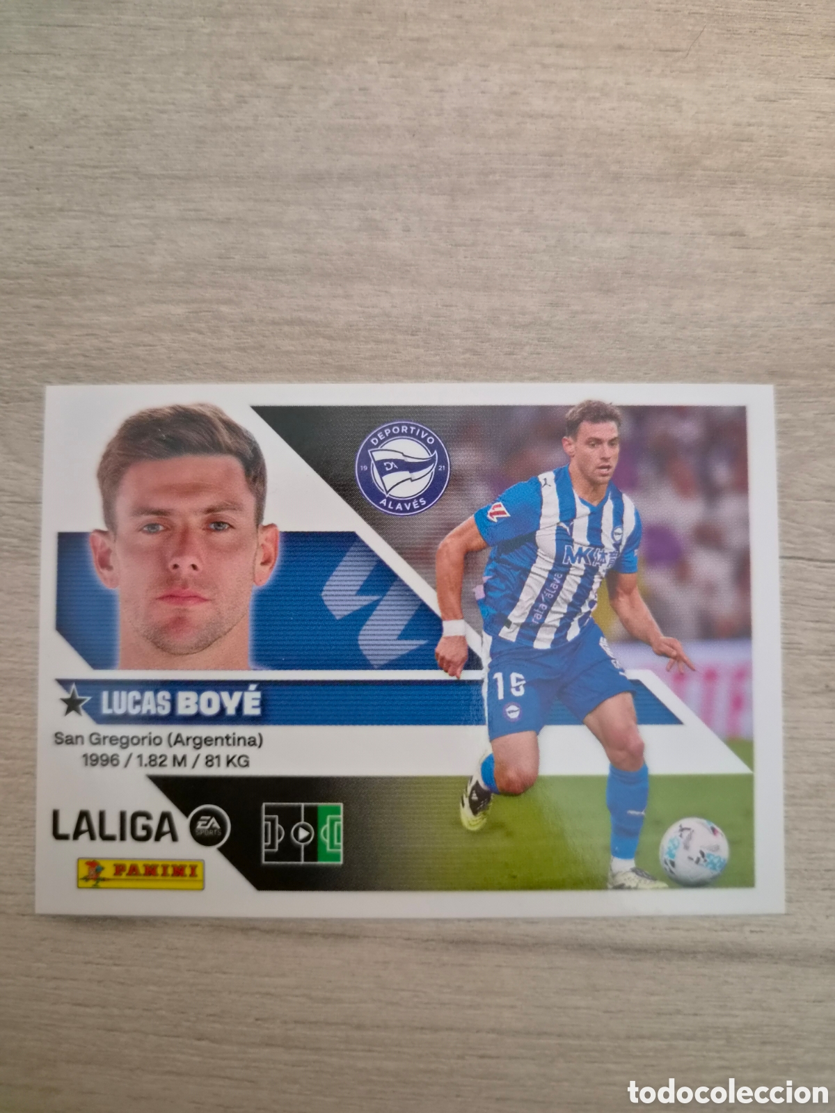 Cromos de f&uacute;tbol: N&deg;20 Alaves Boye Liga Este 26/27