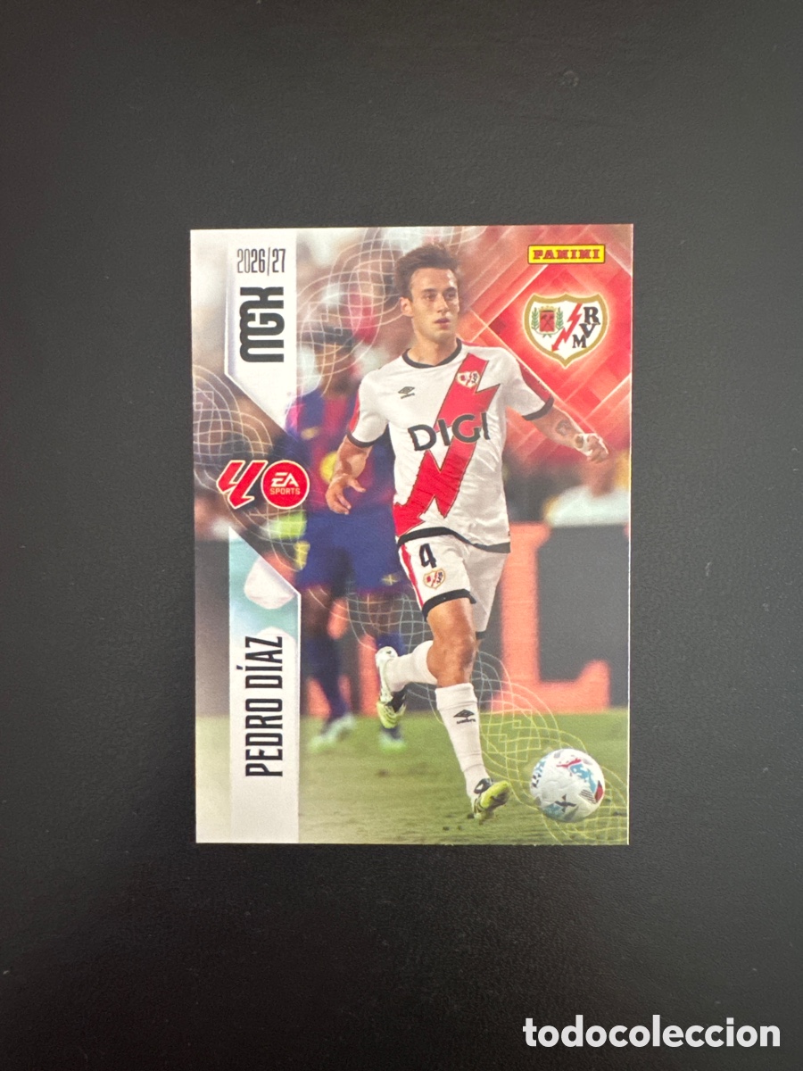 Cromos de f&uacute;tbol: PEDRO DIAZ RAYO VALLECANO NUMERO 298 MEGACRACKS 2026 2027