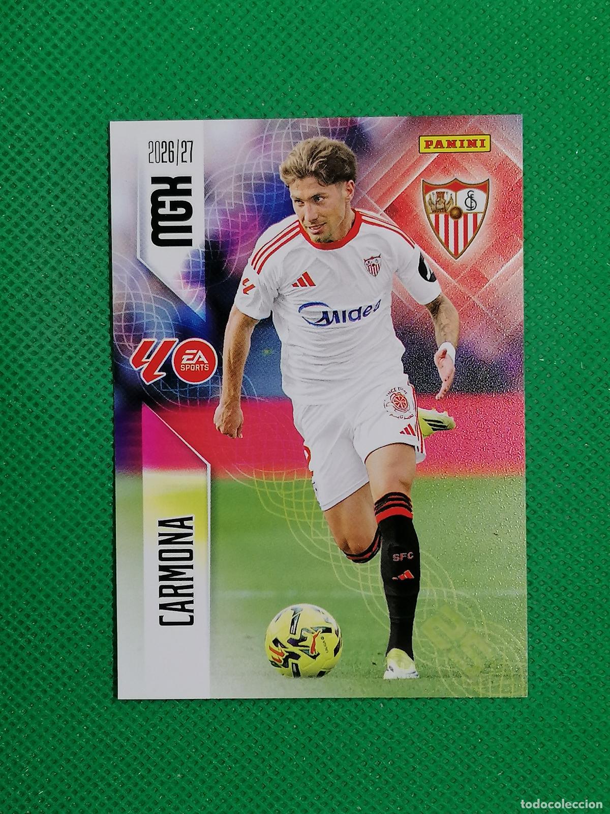 Cromos de f&uacute;tbol: 328 CARMONA SEVILLA ⚽ MEGACRACKS LIGA 2026 2027 26 27 ⚽
