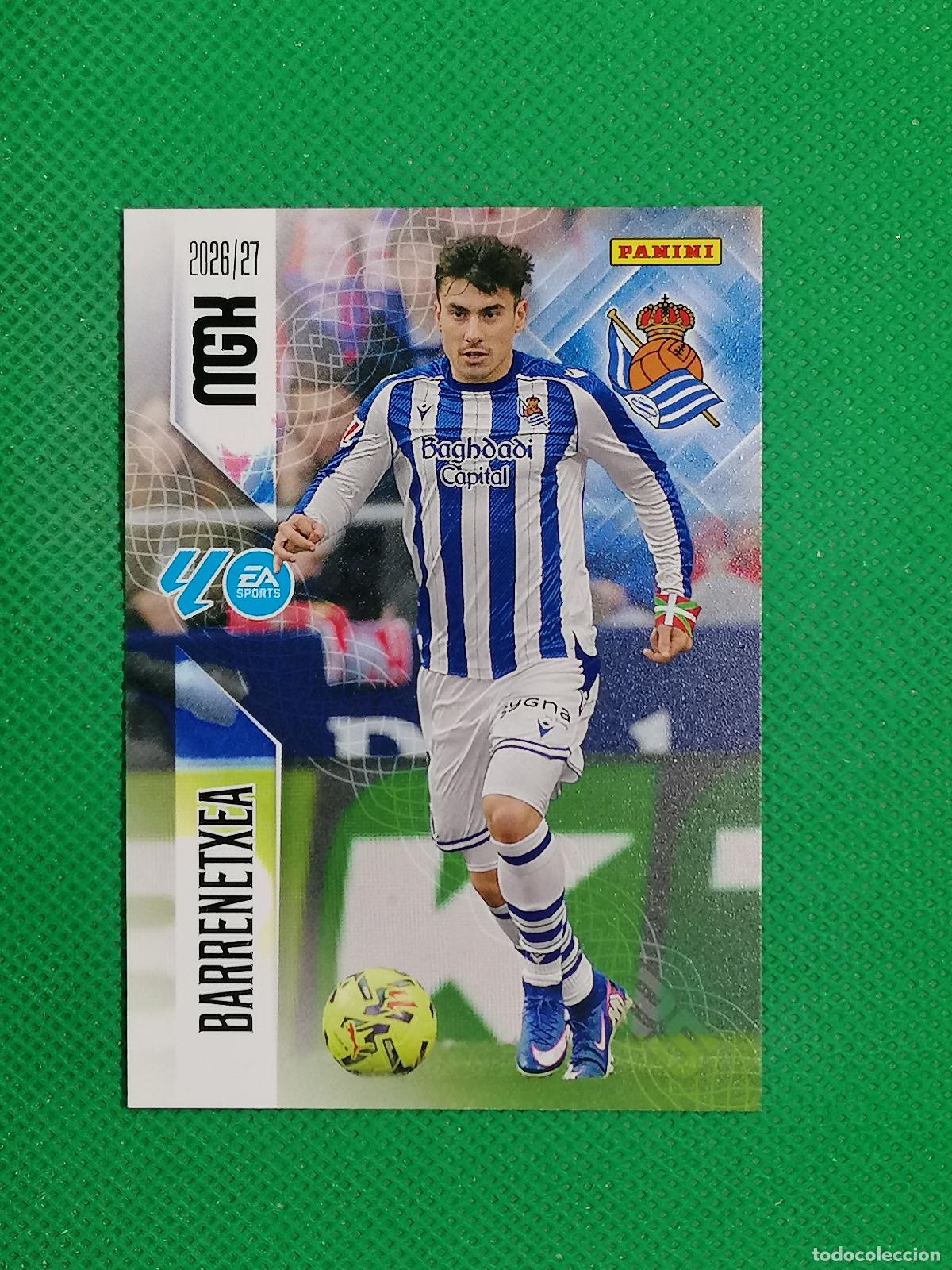 Cromos de f&uacute;tbol: 321 BARRENETXEA REAL SOCIEDAD ⚽ MEGACRACKS LIGA 2026 2027 26 27 ⚽