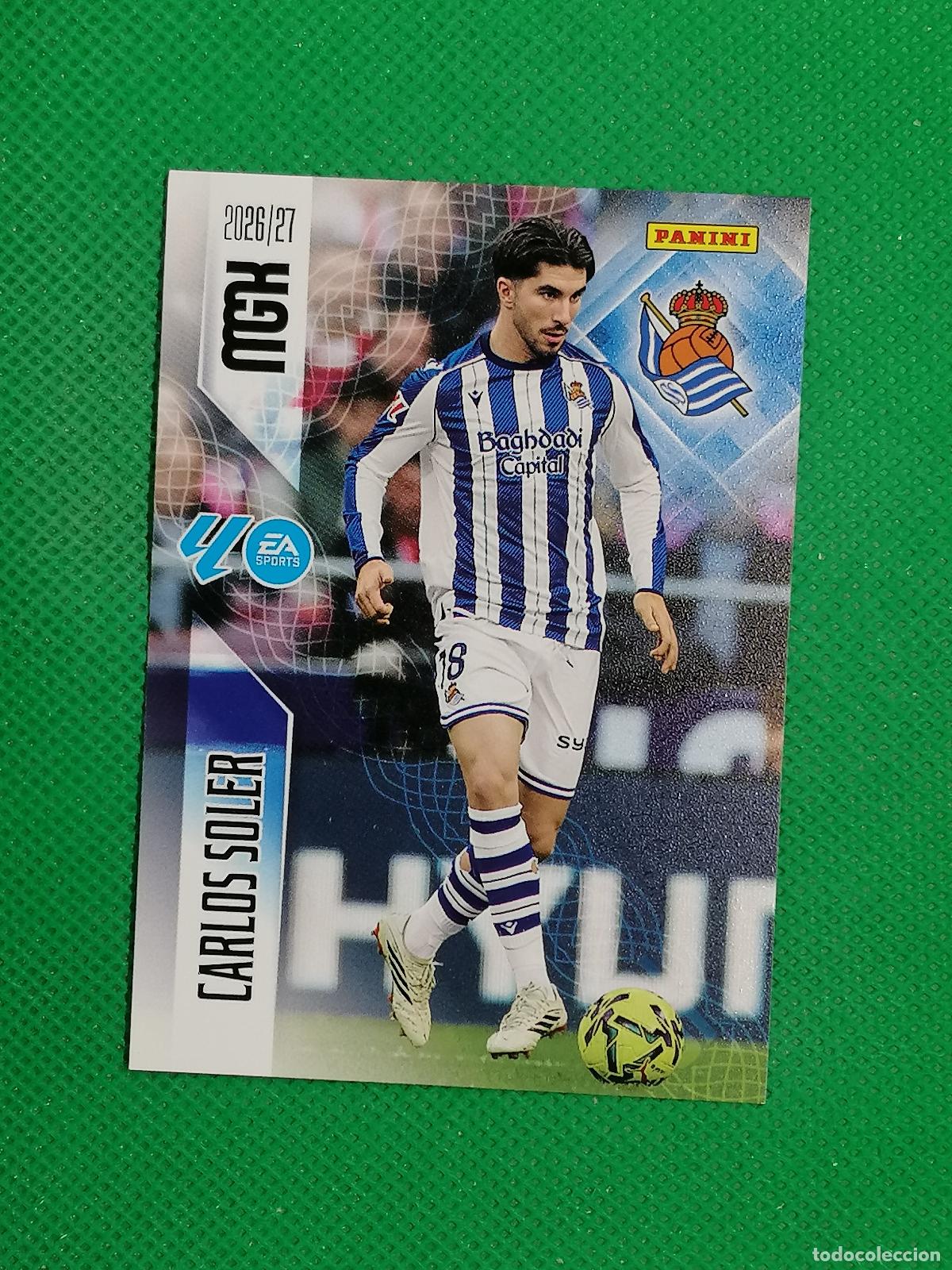 Cromos de f&uacute;tbol: 319 CARLOS SOLER REAL SOCIEDAD ⚽ MEGACRACKS LIGA 2026 2027 26 27 ⚽
