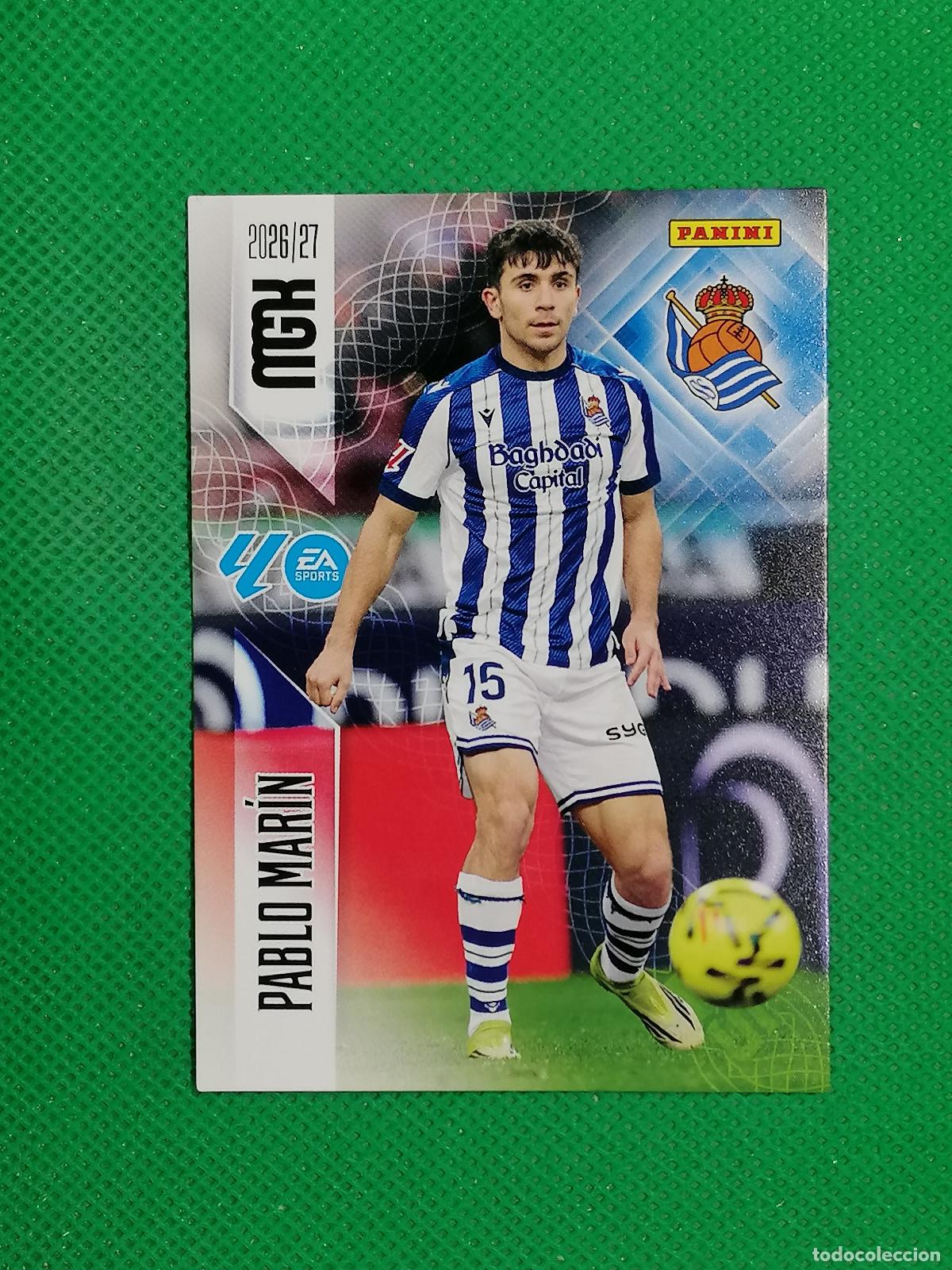 Cromos de f&uacute;tbol: 317 PABLO MARIN REAL SOCIEDAD ⚽ MEGACRACKS LIGA 2026 2027 26 27 ⚽