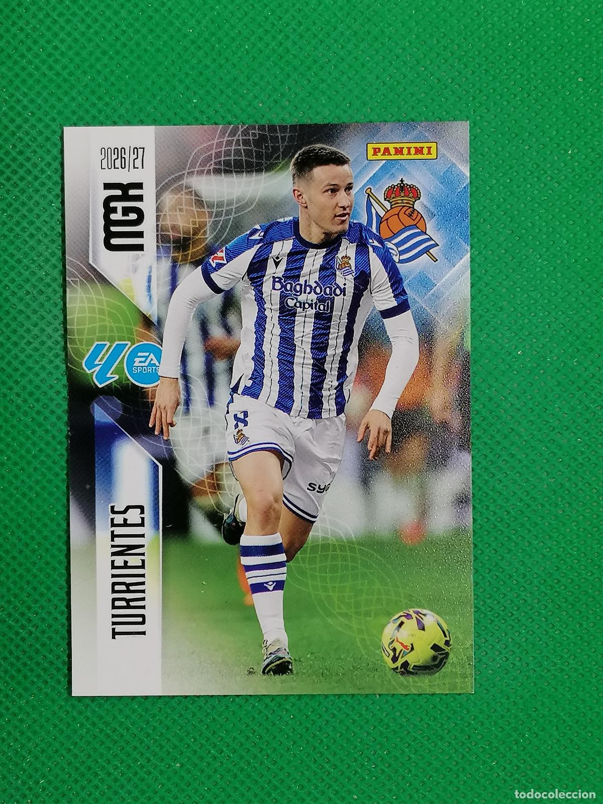 Cromos de f&uacute;tbol: 316 TURRIENTES REAL SOCIEDAD ⚽ MEGACRACKS LIGA 2026 2027 26 27 ⚽