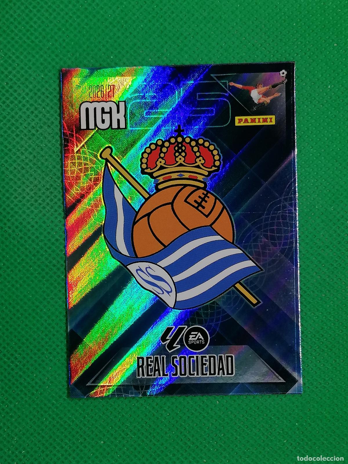 Cromos de f&uacute;tbol: 307 ESCUDO REAL SOCIEDAD ⚽ MEGACRACKS LIGA 2026 2027 26 27 ⚽