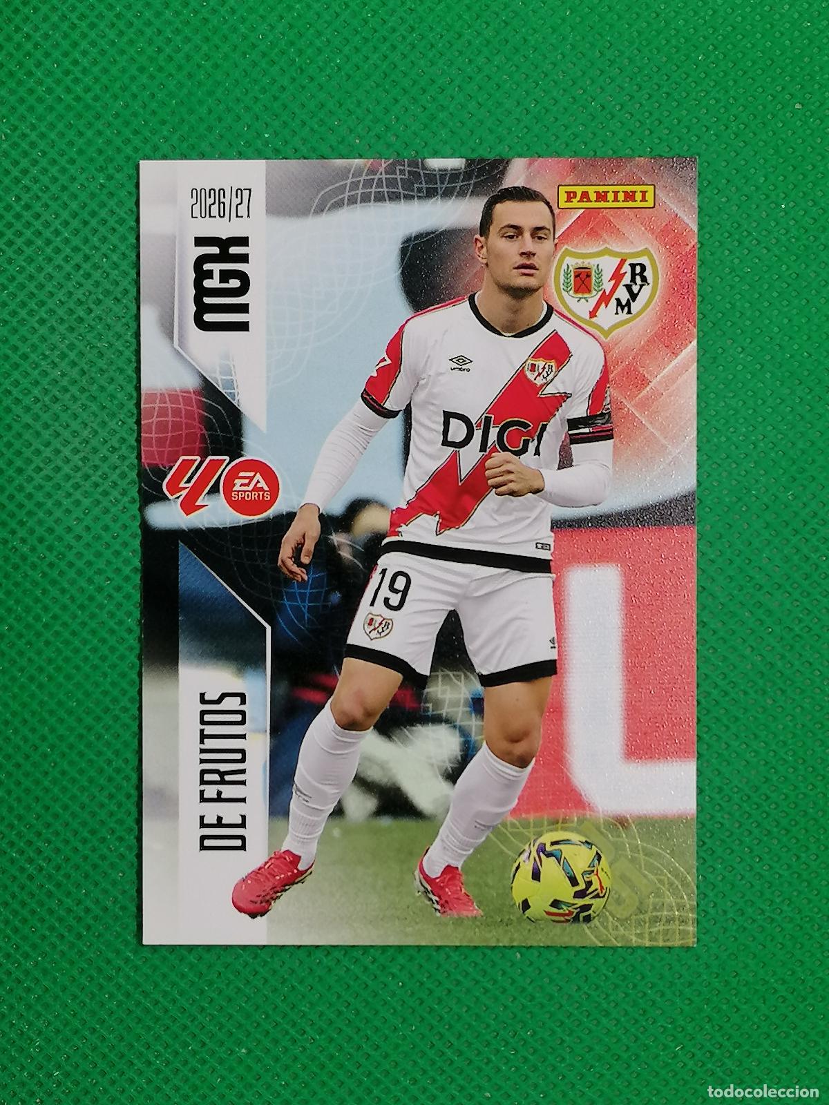 Cromos de f&uacute;tbol: 304 DE FRUTOS RAYO VALLECANO ⚽ MEGACRACKS LIGA 2026 2027 26 27 ⚽