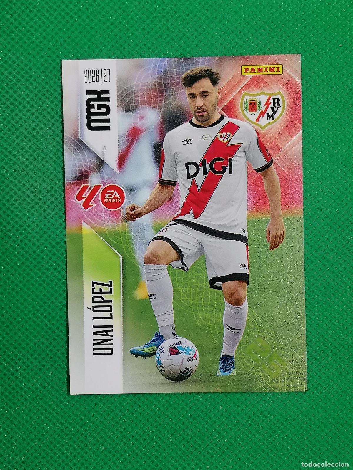 Cromos de f&uacute;tbol: 301 UNAI LOPEZ RAYO VALLECANO ⚽ MEGACRACKS LIGA 2026 2027 26 27 ⚽
