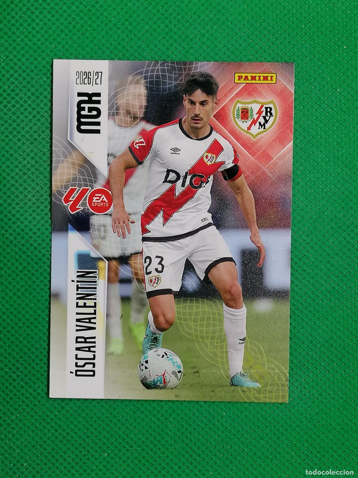 Cromos de f&uacute;tbol: 300 OSCAR VALENTIN RAYO VALLECANO ⚽ MEGACRACKS LIGA 2026 2027 26 27 ⚽