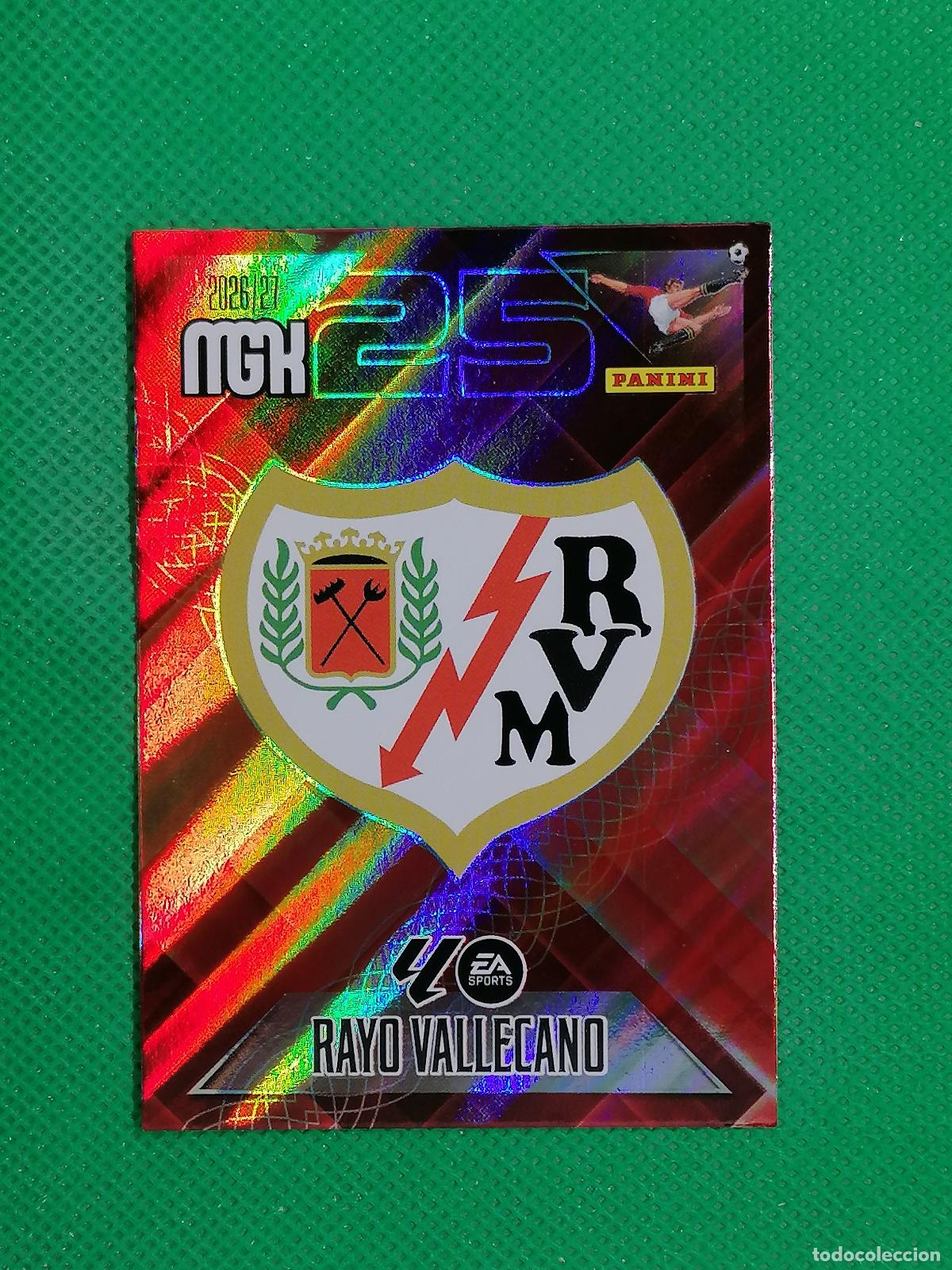 Cromos de f&uacute;tbol: 289 ESCUDO RAYO VALLECANO ⚽ MEGACRACKS LIGA 2026 2027 26 27 ⚽