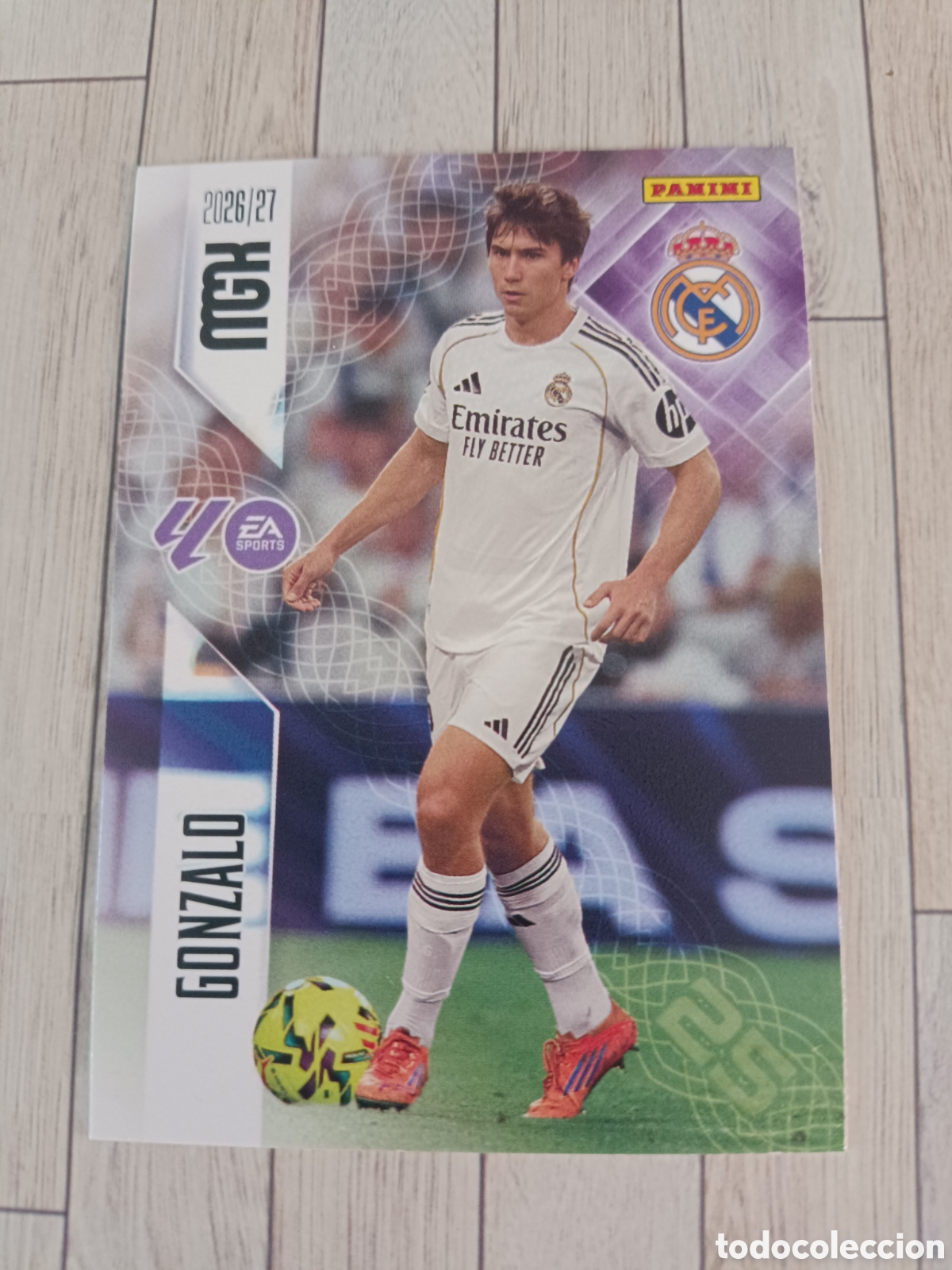 Cromos de f&uacute;tbol: 233 GONZALO REAL MADRID MEGACRACKS MGK 26 27 PANINI 2026 2027