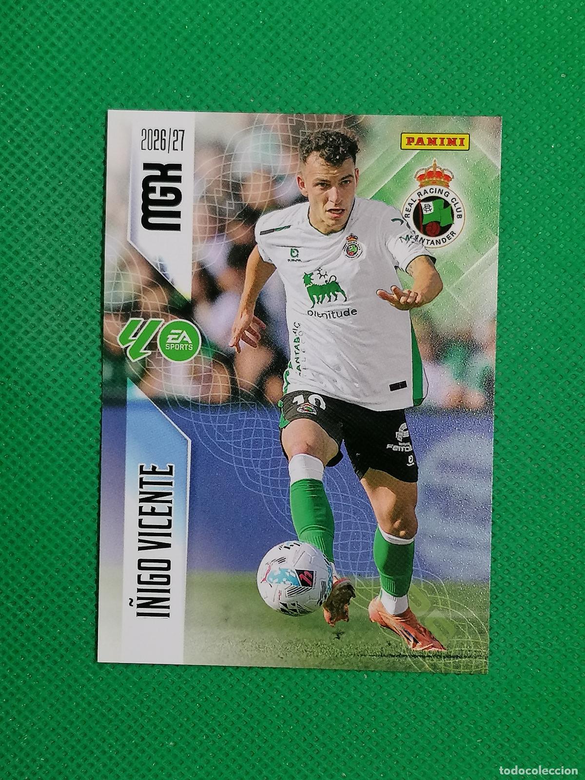 Cromos de f&uacute;tbol: 288 I&Ntilde;IGO VICENTE RACING DE SANTANDER ⚽ MEGACRACKS LIGA 2026 2027 26 27 ⚽