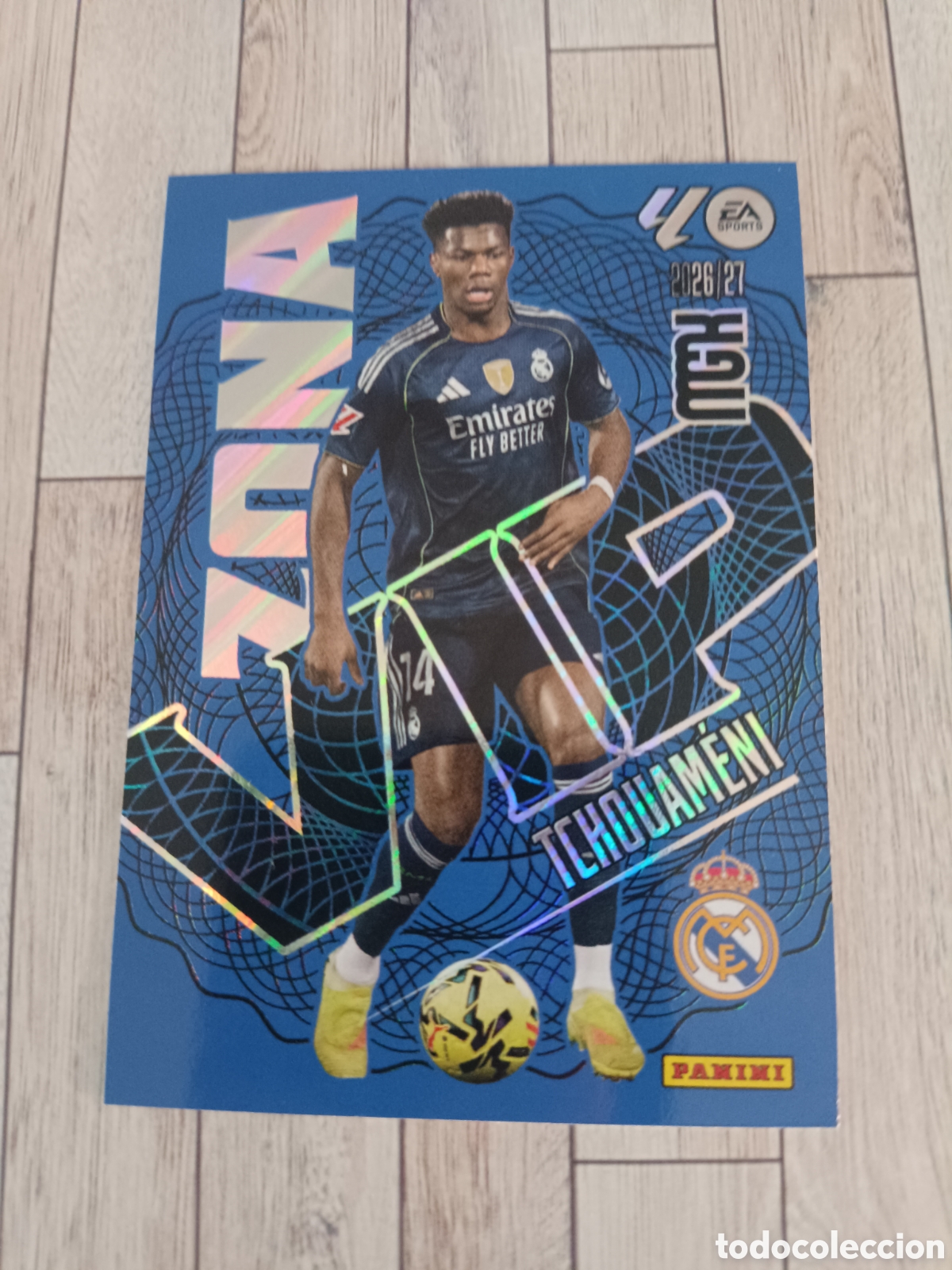 Cromos de Futebol: 405 TCHOUAMENI ZONA VIP REAL MADRID MEGACRACKS MGK 26 27 PANINI 2026 2027