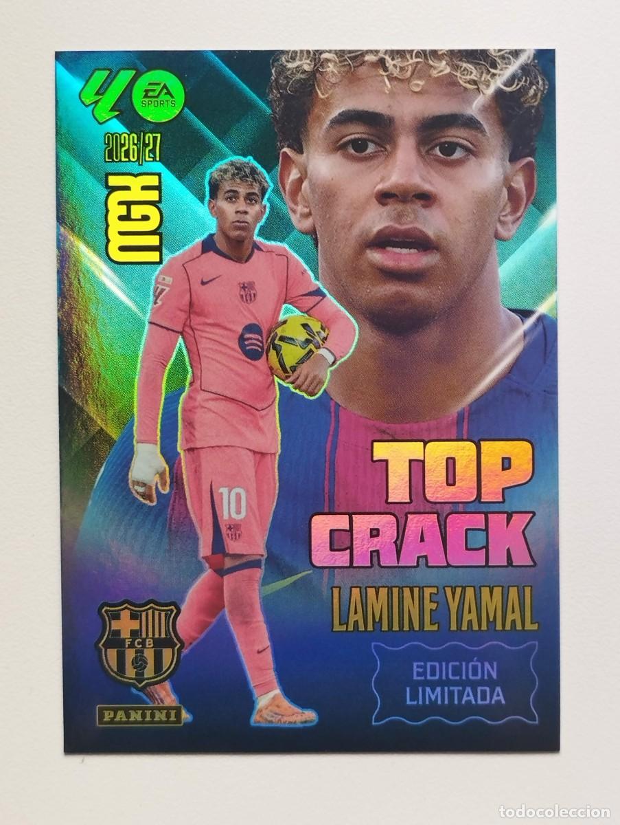 Cromos de Futebol: CROMO CARD 2026 2027 MEGACRACKS 27 26 MGK LAMINE YAMAL BARCELONA TOP REVELACION EDICION LIMITADA