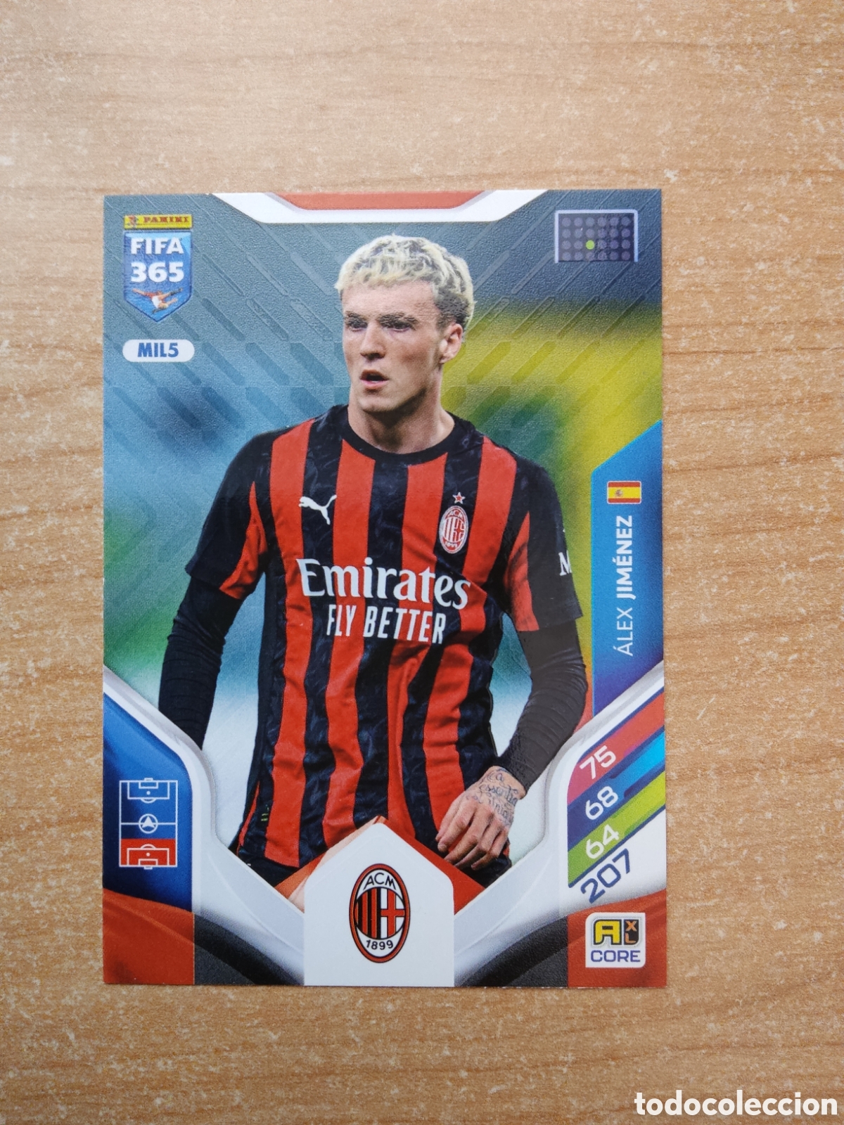 Figurine di Calcio: 5 ALEX JIMENEZ AC MILAN FIFA 365 ADRENALYN 2026