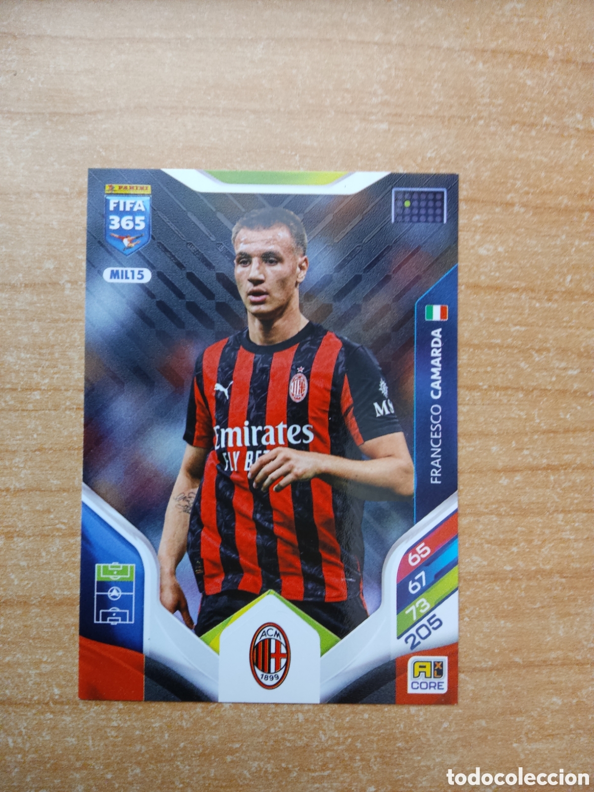Figurine di Calcio: 15 CAMARDA AC MILAN FIFA 365 ADRENALYN 2026