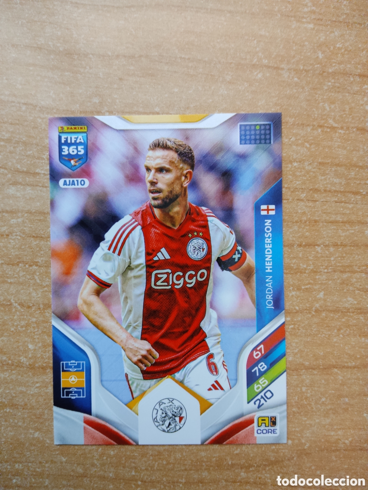 Figurine di Calcio: 10 JORDAN HENDERSON AJAX FIFA 365 ADRENALYN 2026