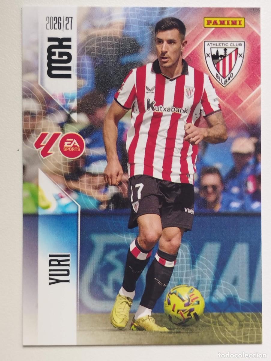 Figurine di Calcio: CROMO CARD 2026 2027 MEGACRACKS 27 26 MGK PANINI YURI 44 ATHLETIC CLUB BILBAO