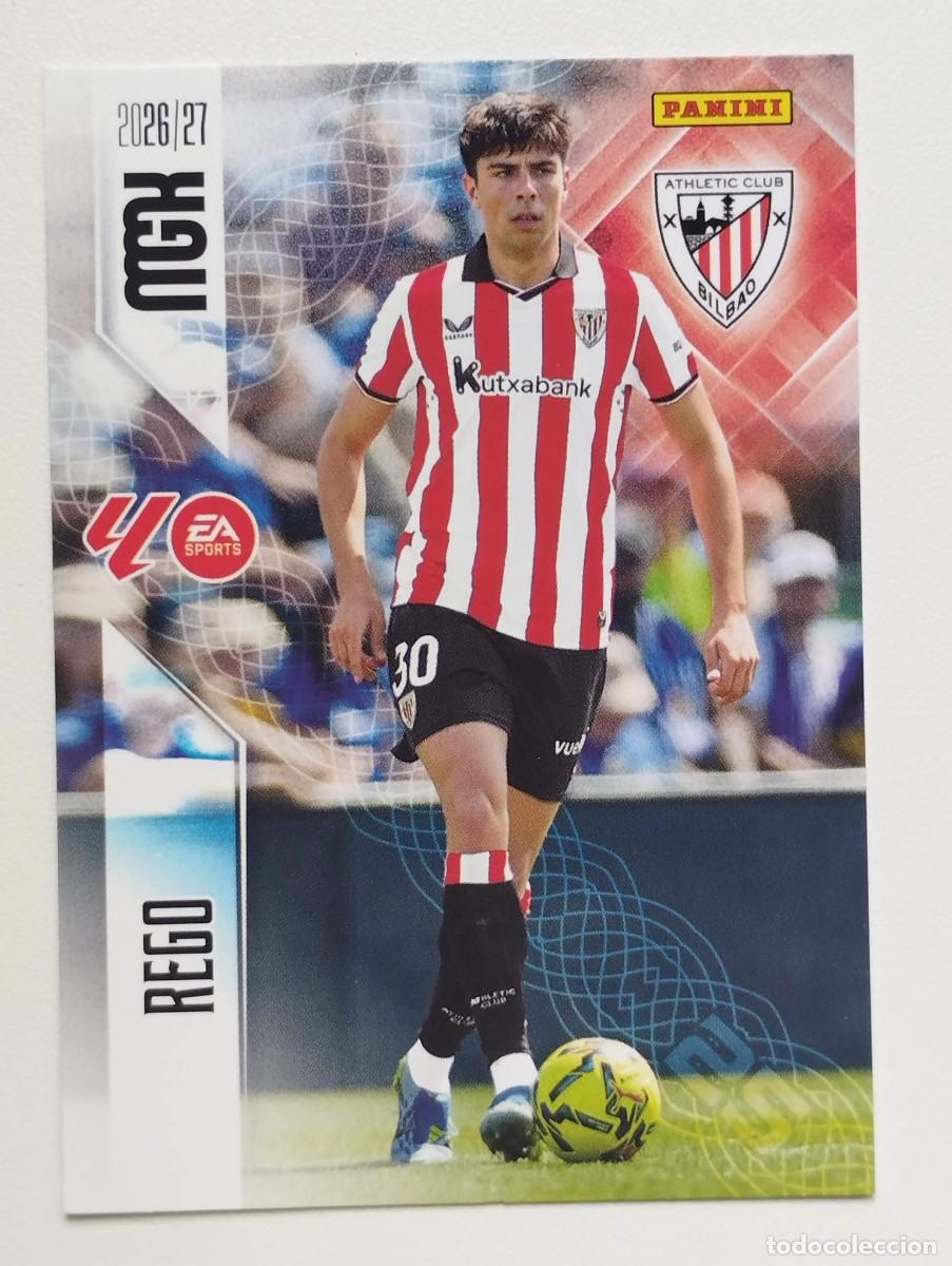 Cromos de f&uacute;tbol: CROMO CARD 2026 2027 MEGACRACKS 27 26 MGK PANINI REGO MORA 47 ATHLETIC CLUB BILBAO