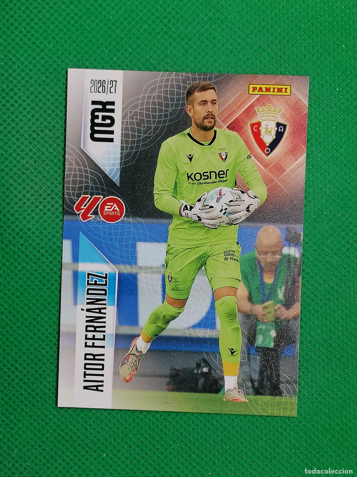 Cromos de Futebol: 255 AITOR FERNANDEZ OSASUNA ⚽ MEGACRACKS LIGA 2026 2027 26 27 ⚽
