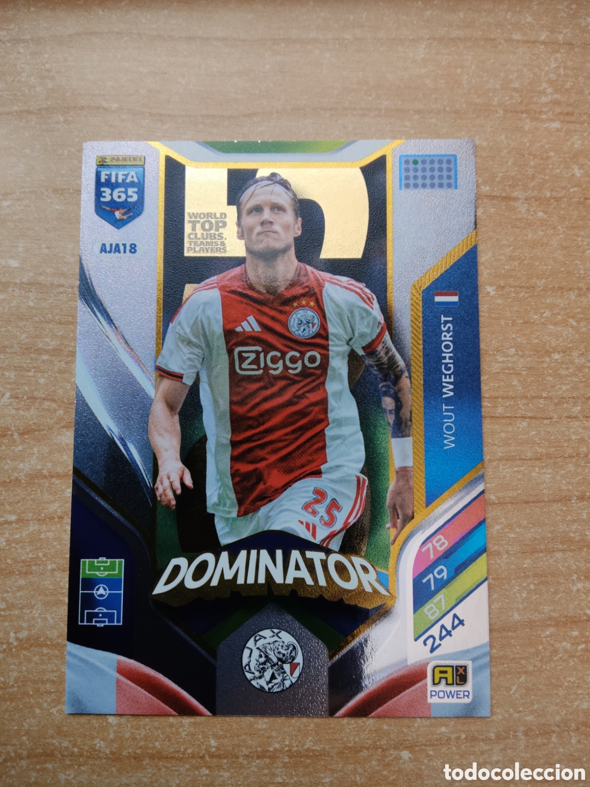 Cromos de Futebol: 18 WOUT WEGHORST DOMINATOR AJAX FIFA 365 ADRENALYN 2026
