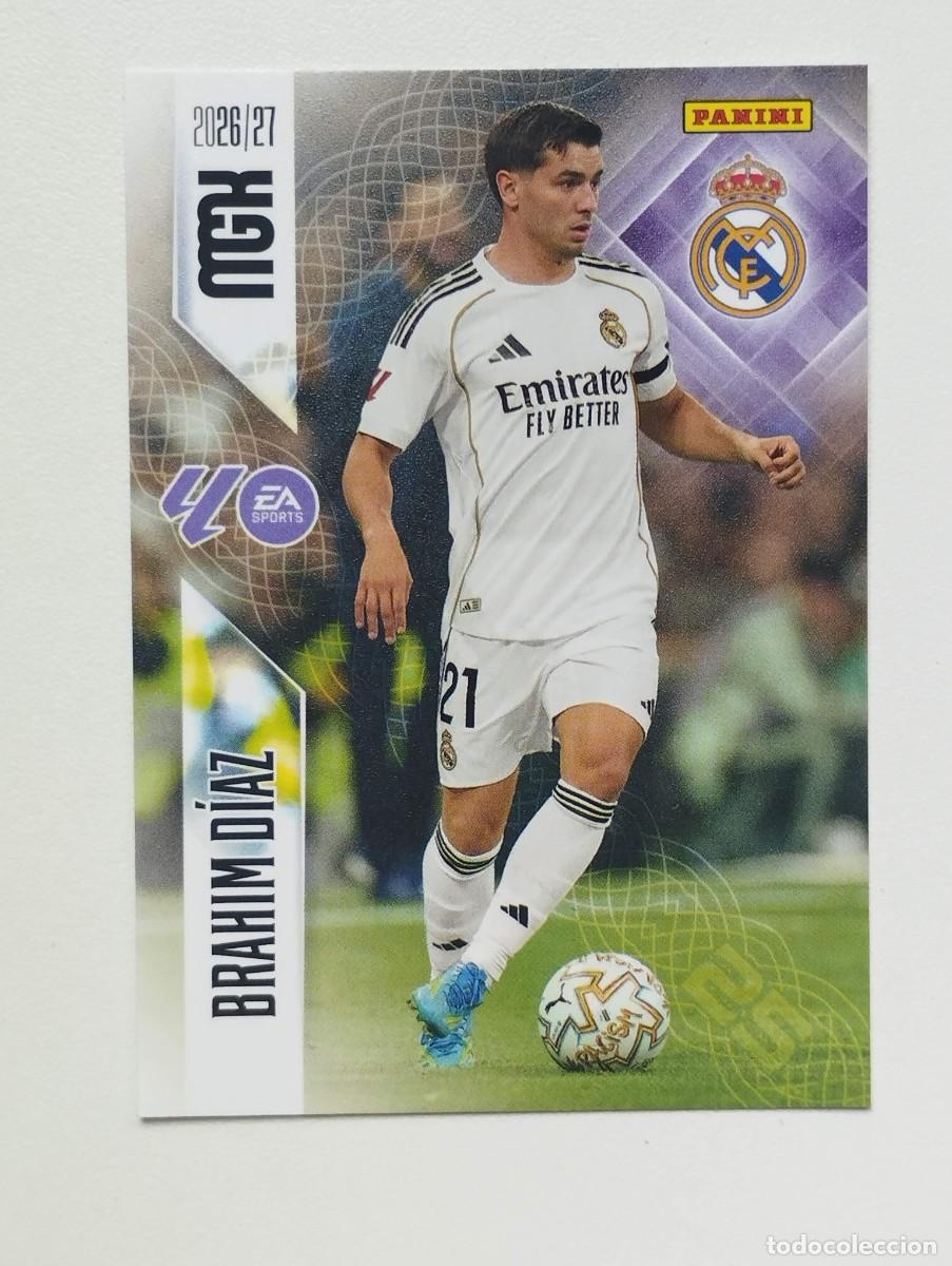Cromos de Futebol: CROMO CARD 2026 2027 MEGACRACKS 27 26 MGK PANINI BRAHIM DIAZ 230 REAL MADRID