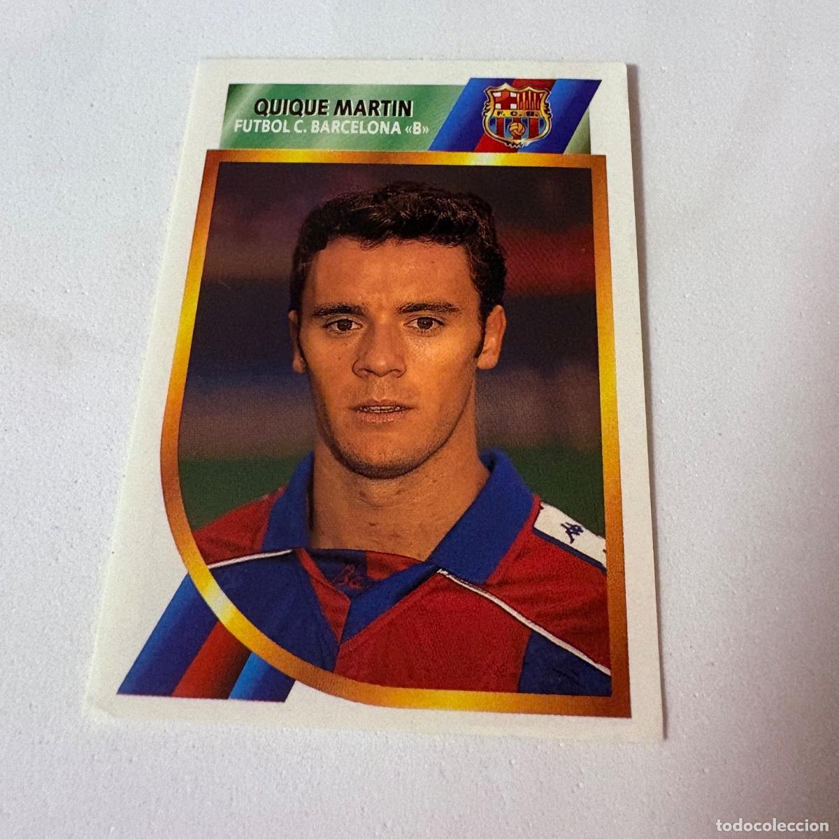 Cromos de Futebol: Cromo futbol 2&ordf; division liga 94-95 fc barcelona b quique martin