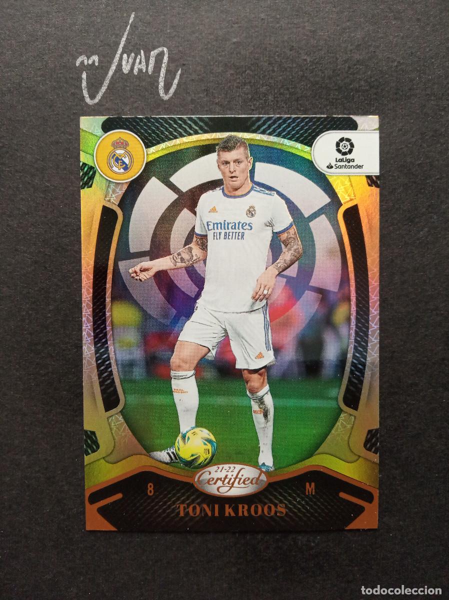Cromos de Futebol: N&ordm; 165 TONI KROOS REAL MADRID ALEMANIA ⚽ PANINI &reg; CHRONICLES CERTIFIED LIGA 2021 2022 21 22 NUEVO