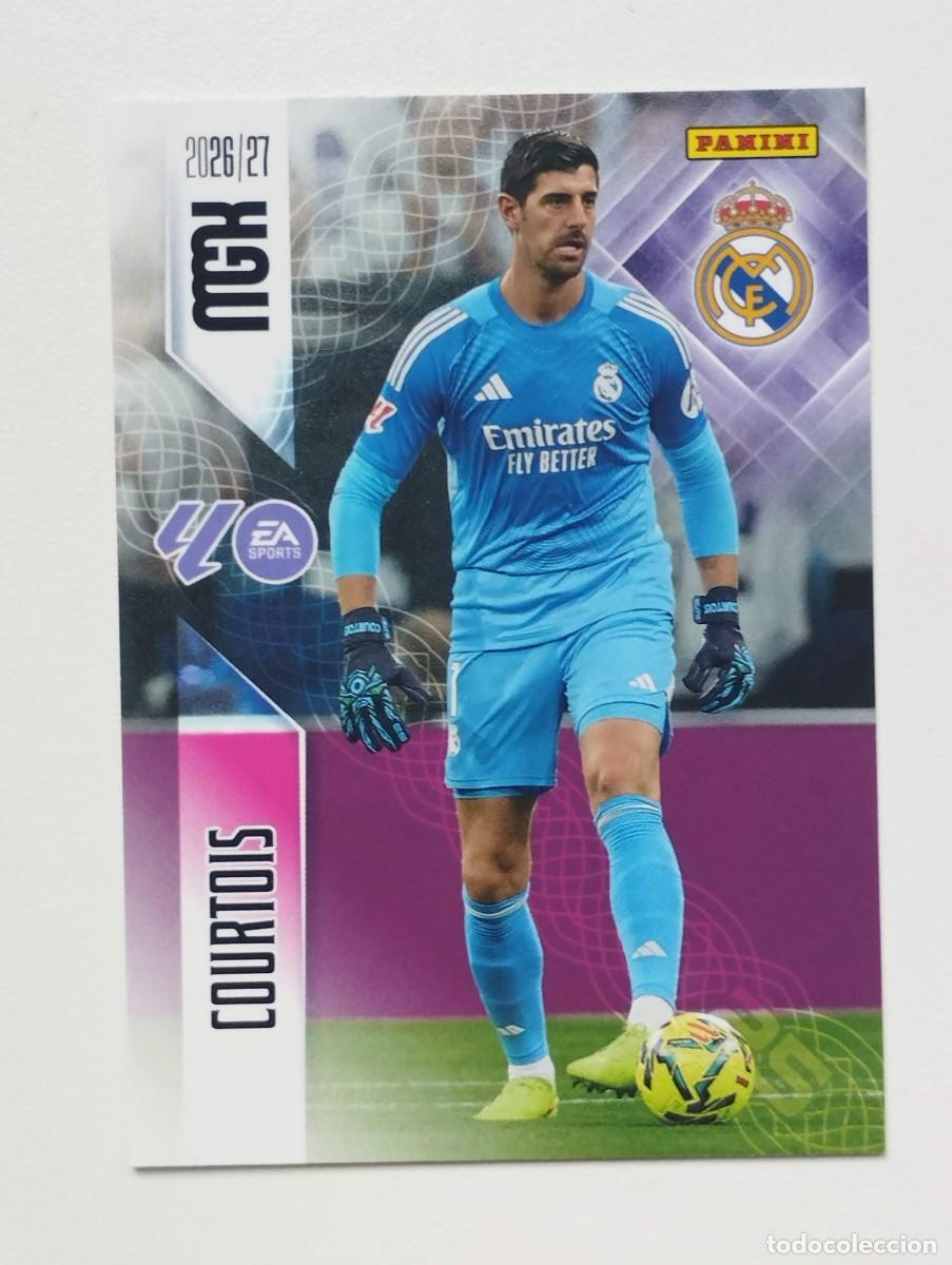 Cromos de Futebol: CROMO CARD 2026 2027 MEGACRACKS 27 26 MGK PANINI COURTOIS 219 REAL MADRID