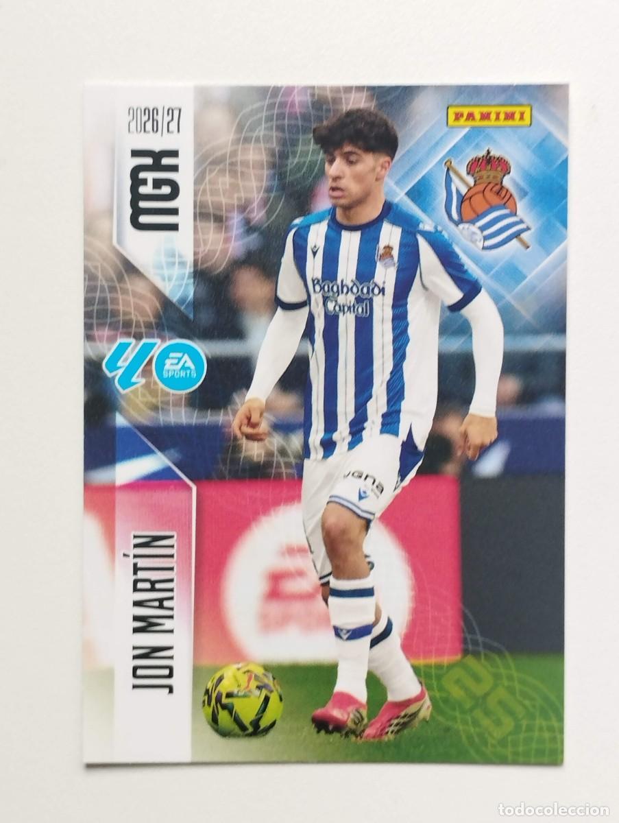 Cartes &agrave; collectionner de Football: CROMO CARD 2026 2027 MEGACRACKS 27 26 MGK PANINI JON MARTIN 311 REAL SOCIEDAD