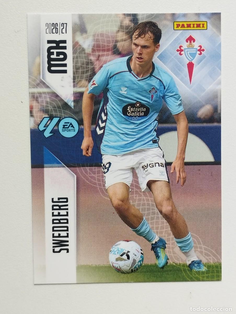 Cromos de f&uacute;tbol: CROMO CARD 2026 2027 MEGACRACKS 27 26 MGK PANINI SWEDBERG CELTA DE VIGO
