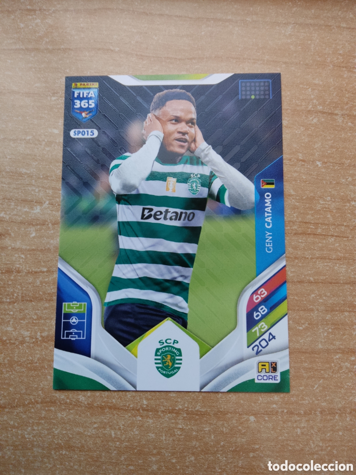 Cromos de f&uacute;tbol: 15 GENY CATAMO SPORTING PORTUGAL FIFA 365 ADRENALYN 2026