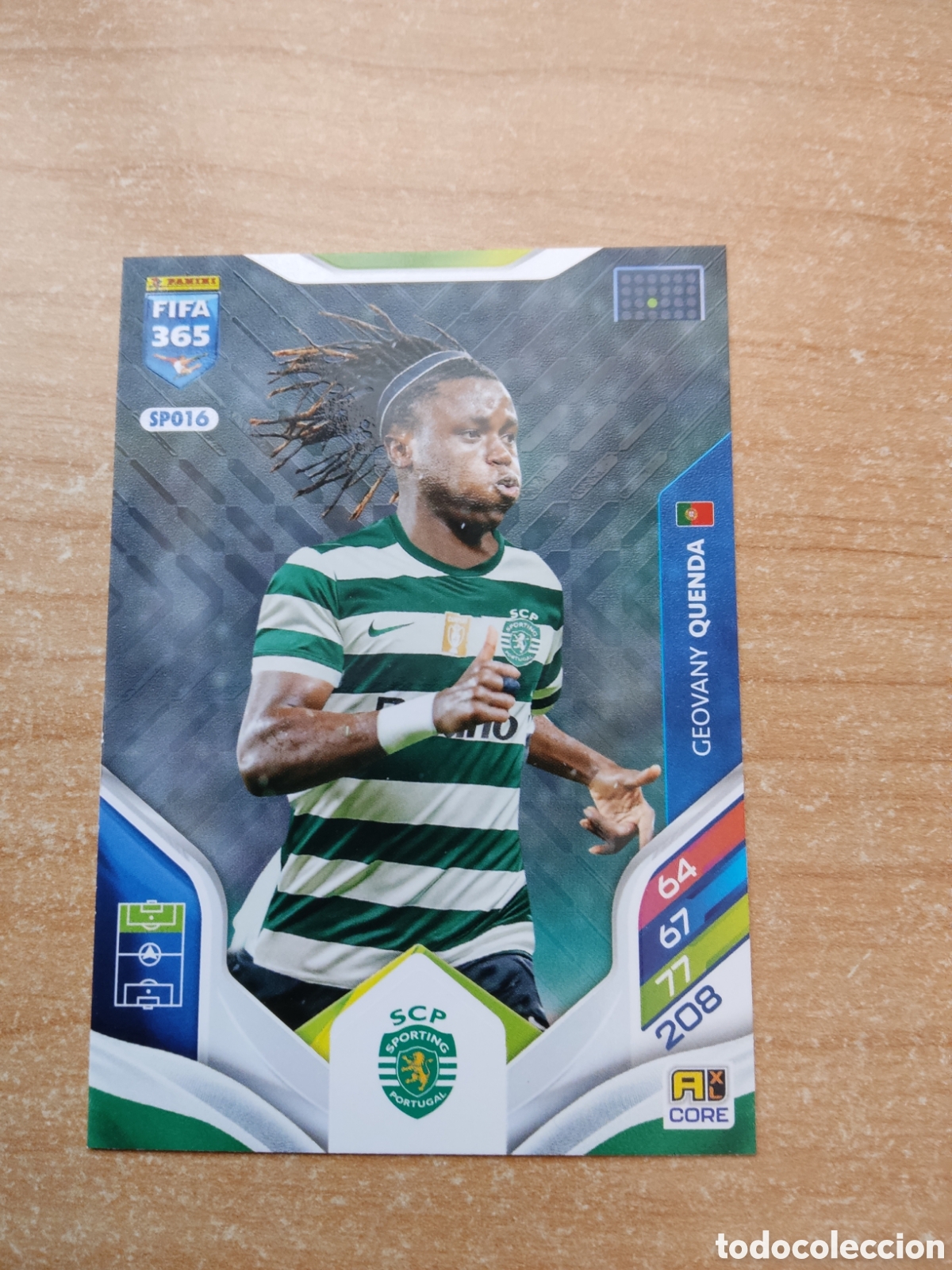 Cromos de f&uacute;tbol: 16 GEOVANY QUENDA SPORTING PORTUGAL FIFA 365 ADRENALYN 2026