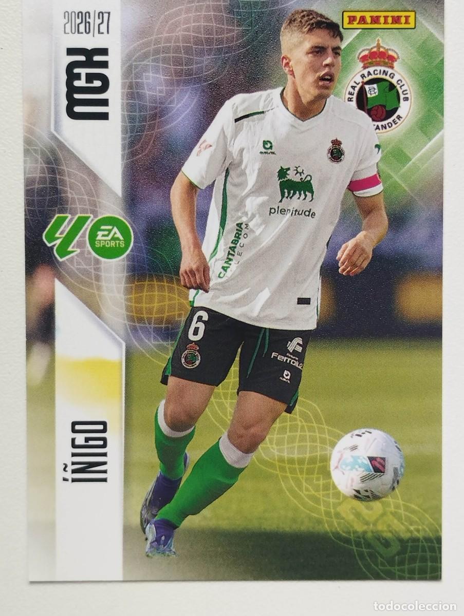 Cromos de f&uacute;tbol: CROMO CARD 2026 2027 MEGACRACKS 27 26 MGK PANINI I&Ntilde;IGO 282 RACING DE SANTANDER