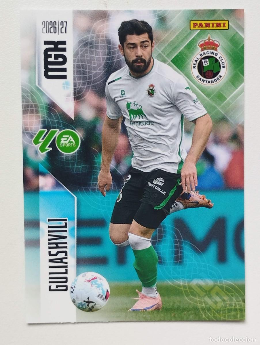 Cromos de Futebol: CROMO CARD 2026 2027 MEGACRACKS 27 26 MGK PANINI GULIASHVILI 286 RACING DE SANTANDER